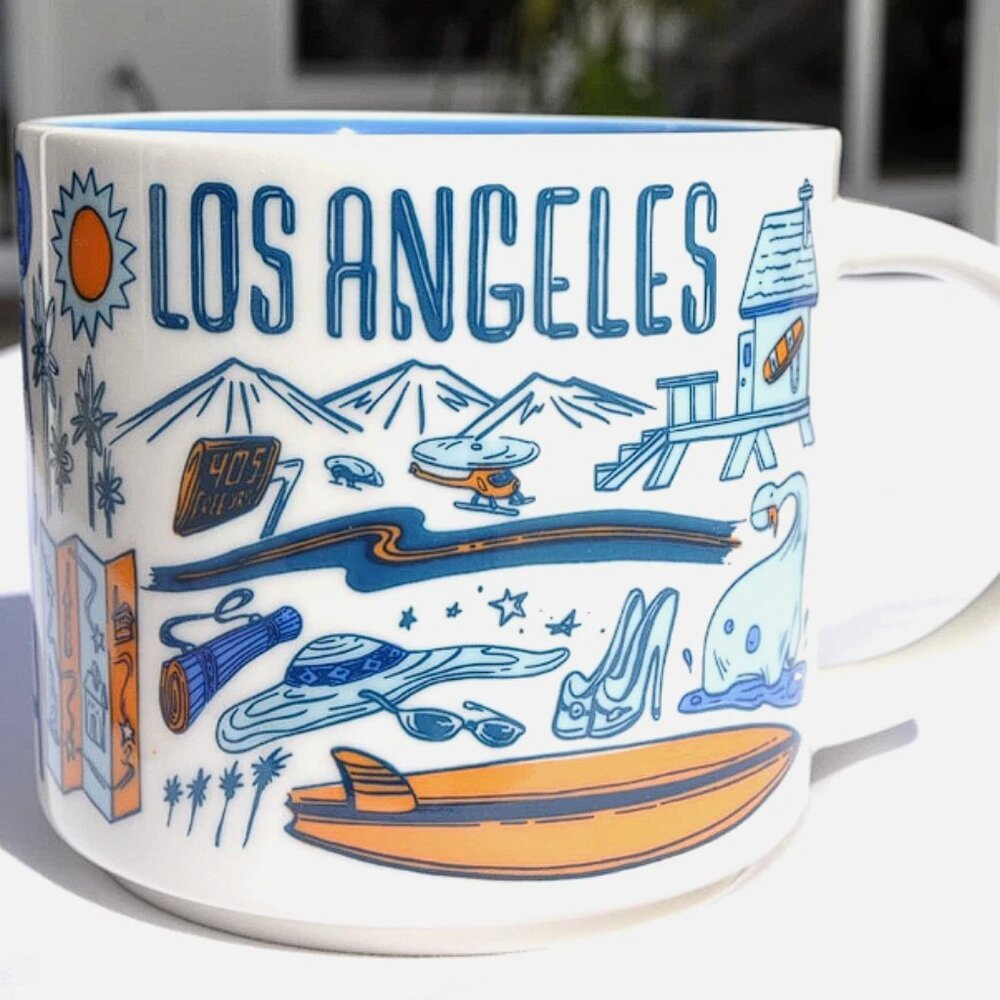 Starbucks You Are Here Series Los Angeles Mug, 14 oz